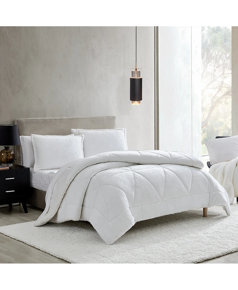 Closeout! Ugg Avery Plush Reversible 2-Pc. Comforter Set, Twin/Twin Xl
