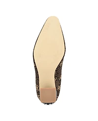 Guess Women's Yonel Block Heel Stretch Knit Logo Dress Booties