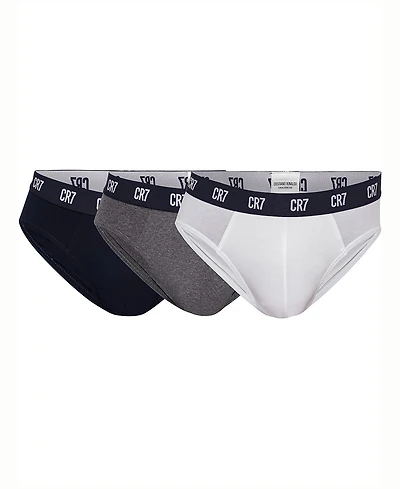 CR7 Men's Cotton Blend Briefs, Pack of 3