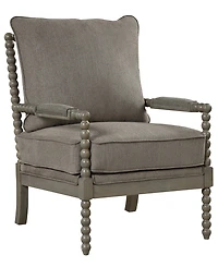 Best Master Furniture Hutch 36" Fabric Arm Chair
