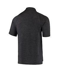 Men's Colosseum Heathered Black Ucf Knights Down Swing Polo Shirt