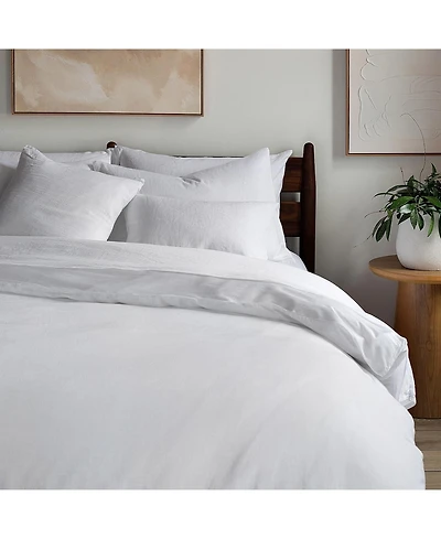 French Linen and Cotton Duvet & Sham Set - King/Cal King