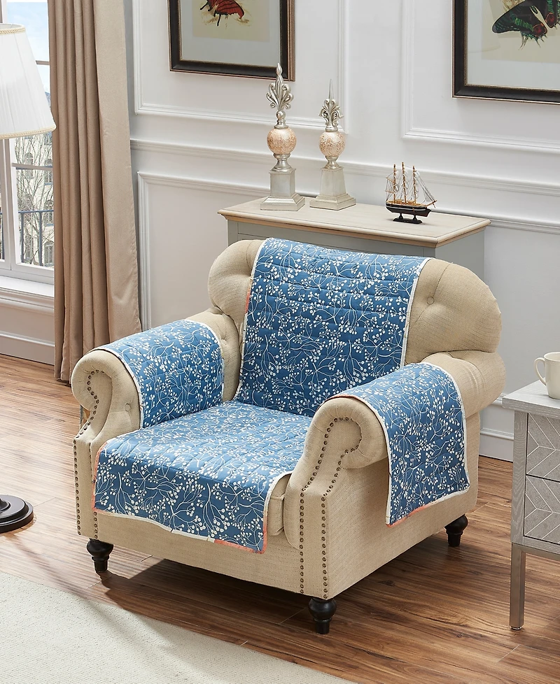 Greenland Home Fashions Willow Armchair Protector, 81" x 81"