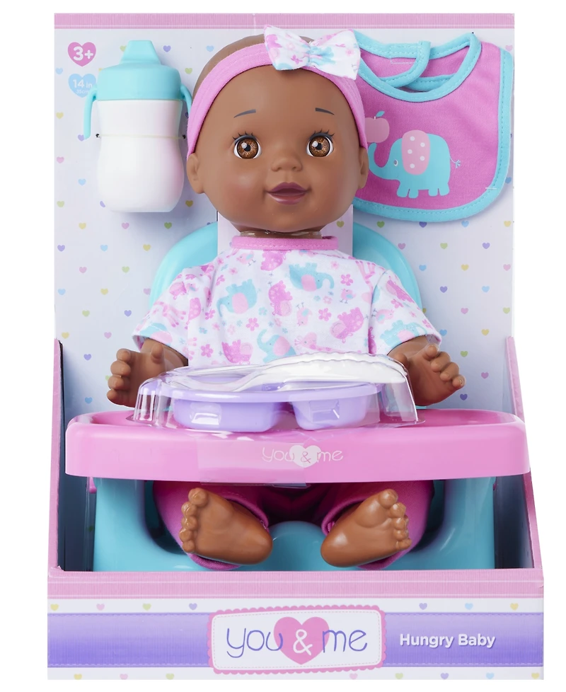 You & Me Hungry Baby 14" Doll, Created for You by Toys R Us