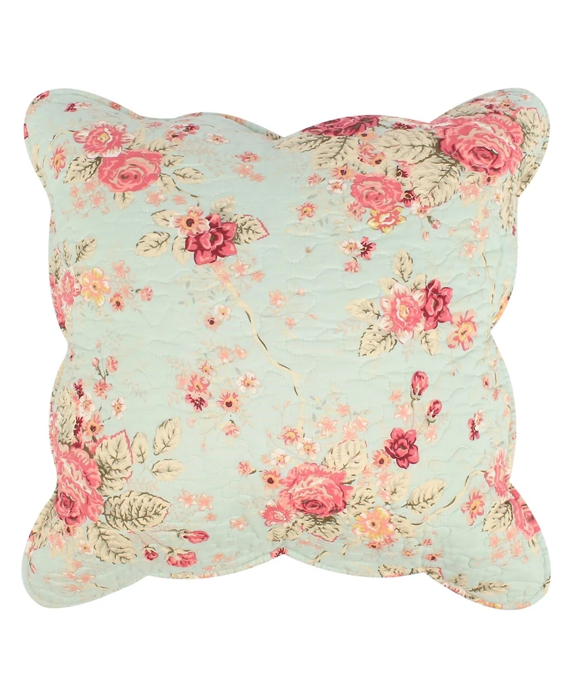 Greenland Home Fashions Antique Rose Shabby Chic Decorative Pillow Set, 18" x