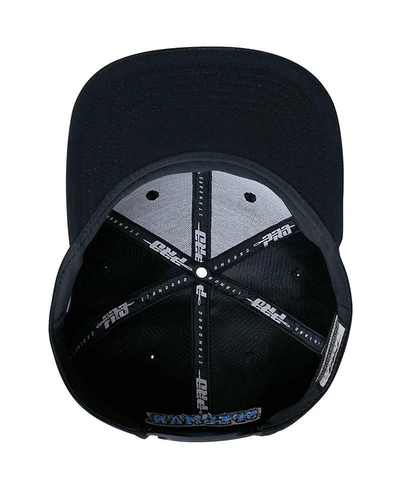 Men's Pro Standard Black Spelman College Jaguars Arch Over Logo Evergreen Snapback Hat