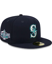 Men's New Era Navy Seattle Mariners 2001 Mlb All-Star Game Team Color 59FIFTY Fitted Hat