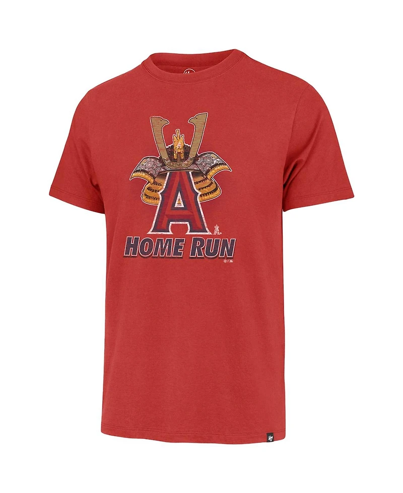 Men's '47 Brand Red Los Angeles Angels Hr Celebration T-shirt