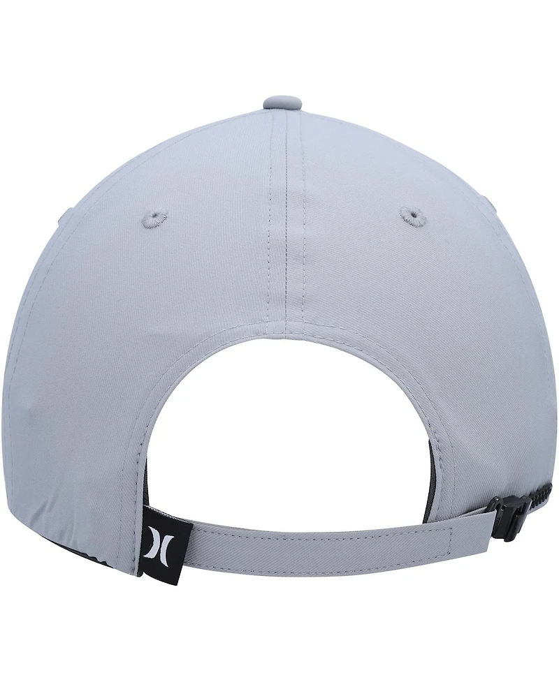 Men's Hurley Gray Phantom Ridge Zipperback Adjustable Hat