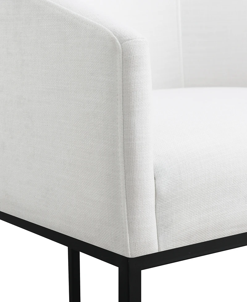 Abbyson Living Jace 39.8" Polyester Upholstered Barstool