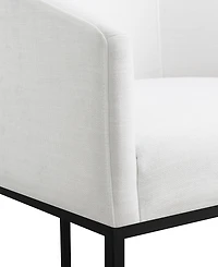 Abbyson Living Jace 39.8" Polyester Upholstered Barstool