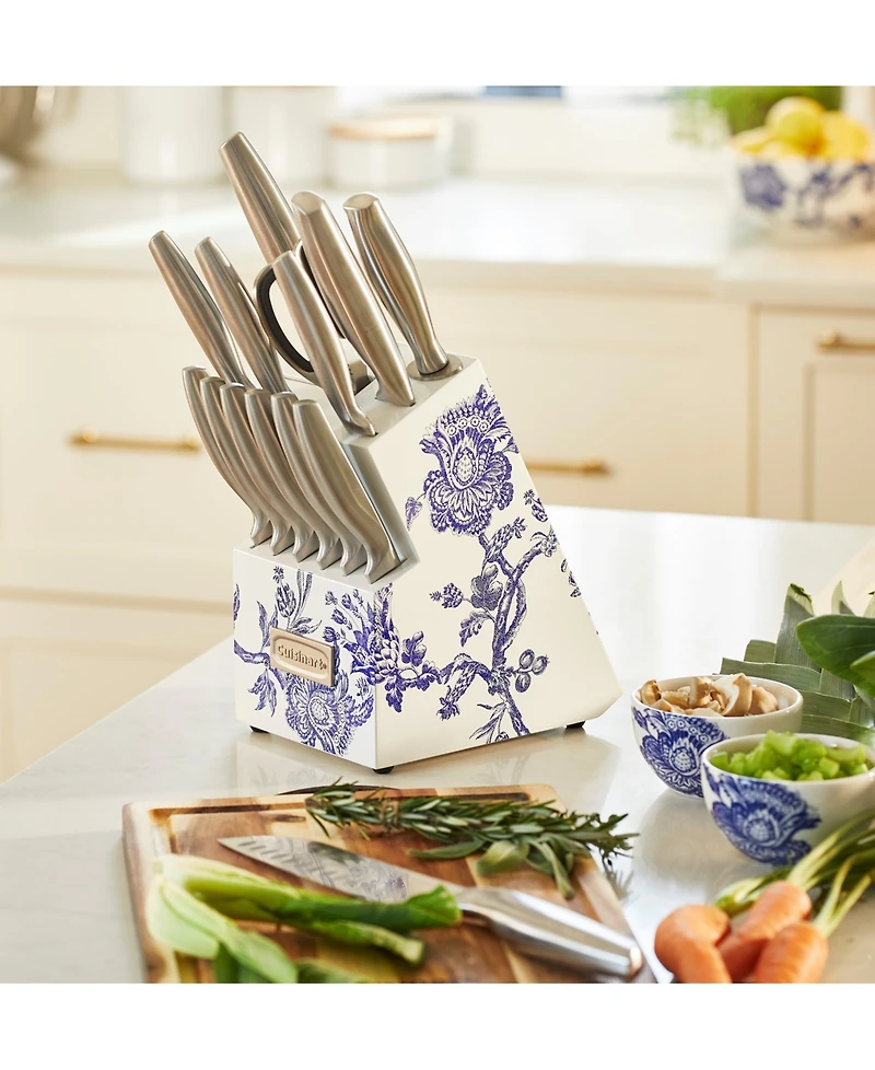 Cuisinart Caskata 15-Piece German Stainless Steel Cutlery Block Set
