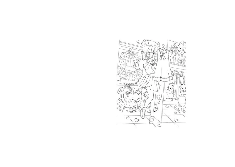 The Manga Artist's Coloring Book- Fashion!- Fun Clothes & Characters to Color by Christopher Hart