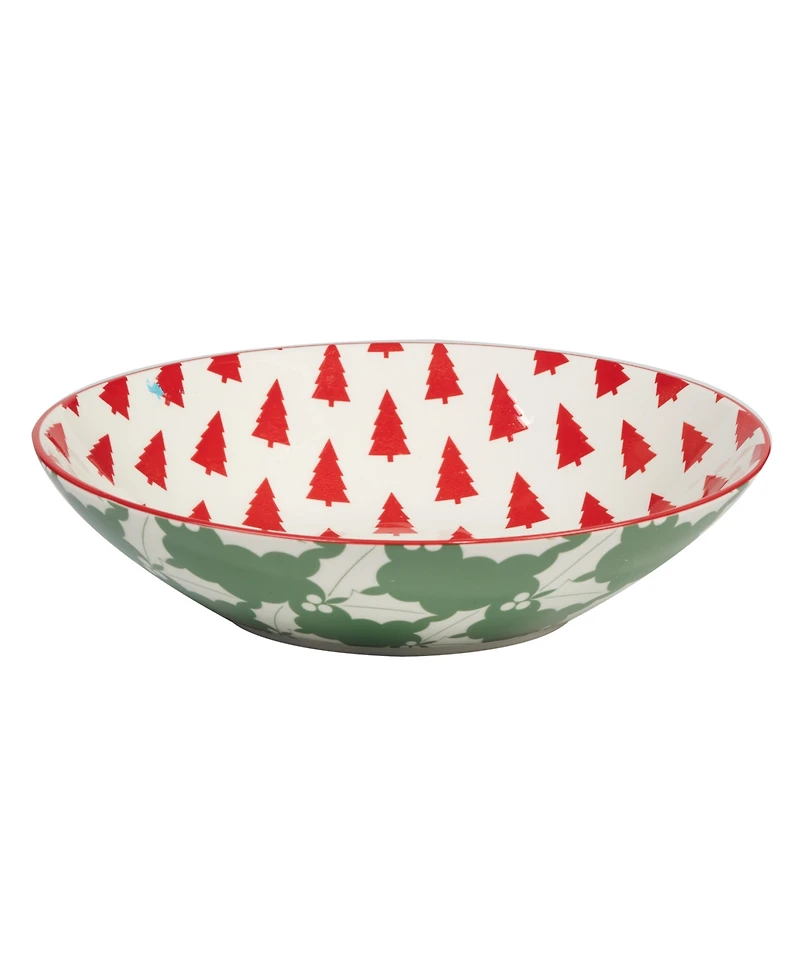 Certified International Winter Medley 40 oz Soup Bowls Set of 6, Service for 6