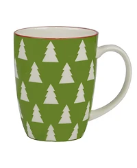 Certified International Holiday Fun 16 oz Mugs Set of 6, Service for 6
