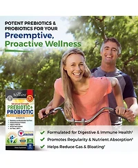 Prebiotics and Probiotic with Whole Food Enzymes for Adults Women & Men - Probiotics Lactobacillus Acidophilus