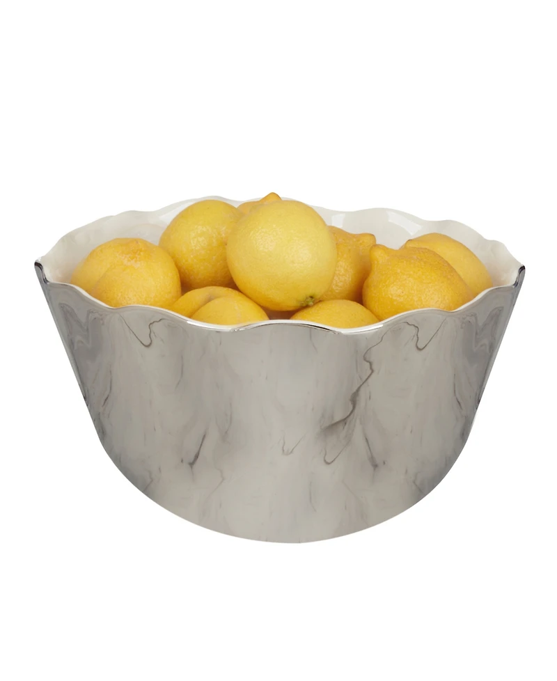 Certified International Gold-Silver Tone Coast Deep Bowl