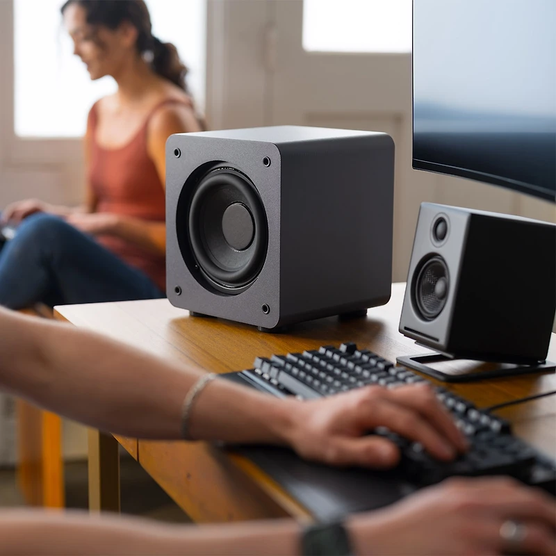 Audioengine S6 6" Powered Compact Subwoofer (Grey)