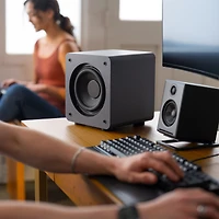 Audioengine S6 6" Powered Compact Subwoofer (Grey)