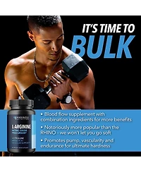 L-Arginine Capsules for Men's Stamina, Endurance & Performance, Havasu Nutrition, 60ct