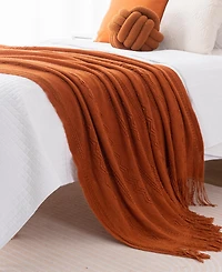 Battilo Texture Triple Zig-Zag Lightweight Throw, 50" x 60"