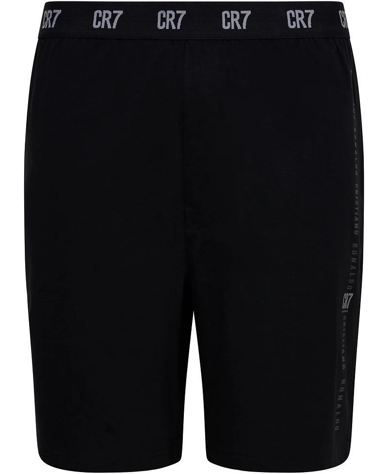 CR7 Men's Cotton Loungewear Top and Short Set