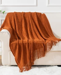Battilo Texture Triple Zig-Zag Lightweight Throw, 50" x 60"