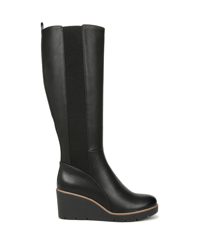 Soul Naturalizer Adrian Wide Calf Knee High Wedge Boots