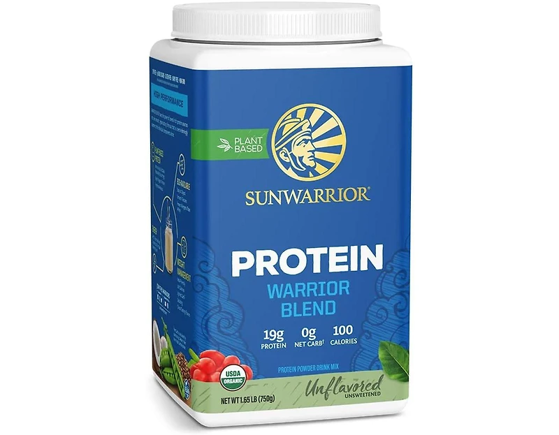 Warrior Blend, Unflavored, Sunwarrior, Protein Powders 750gm