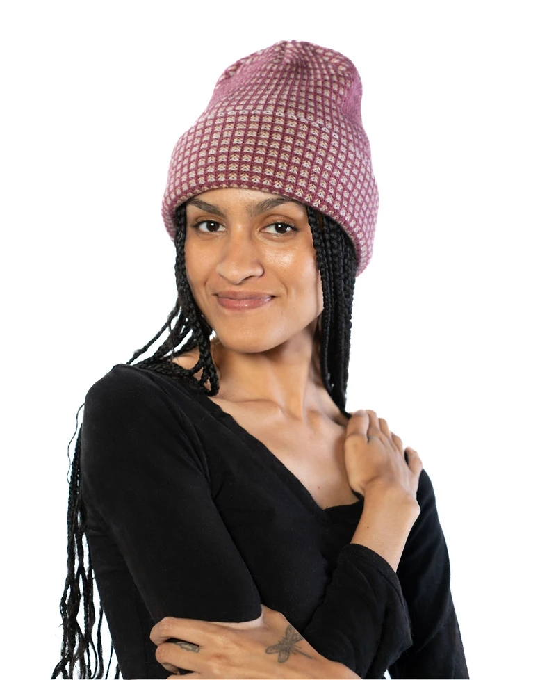Marcus Adler Checkered Cuff Beanie