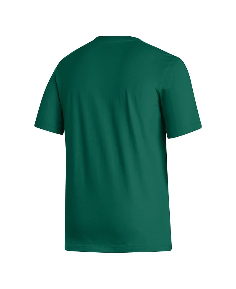 Men's adidas Green Miami Hurricanes Head of Class Fresh T-shirt