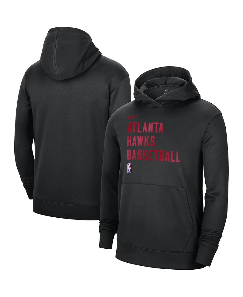 Men's and Women's Nike Atlanta Hawks 2023/24 Performance Spotlight On-Court Practice Pullover Hoodie