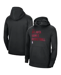 Men's and Women's Nike Atlanta Hawks 2023/24 Performance Spotlight On-Court Practice Pullover Hoodie