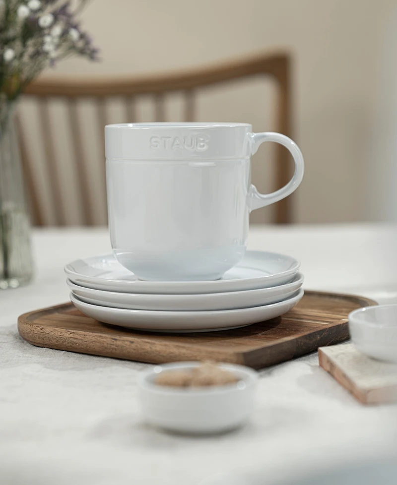 Staub 4 Piece 16 oz Mug Set, Service for