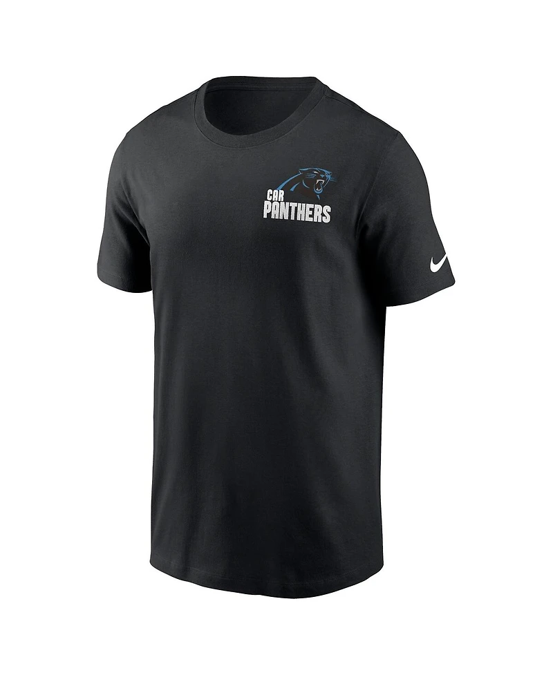 Men's Nike Black Carolina Panthers Blitz Essential T-shirt