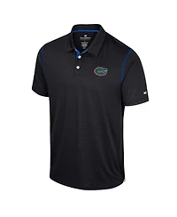 Men's Colosseum Black Florida Gators Cameron Polo Shirt