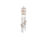 23" Long Round Top Carousel Wind Chime