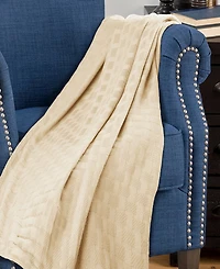Superior Basket Weave All Season Cotton Blanket