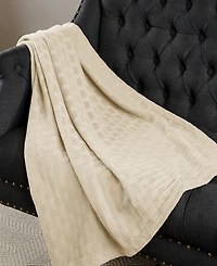 Superior Basket Weave All Season Cotton Blanket