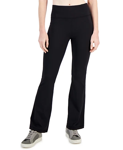 Id Ideology Women's Petite Studio High Rise Flare Leggings, Created for Macy's