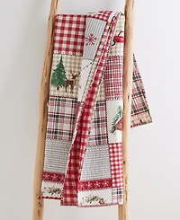 Levtex for Christmas Reversible Quilted Throw, 50" x 60"