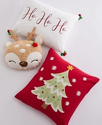 Levtex Comet & Cupid Tree Embroidered Decorative Pillow, 18" x 18"