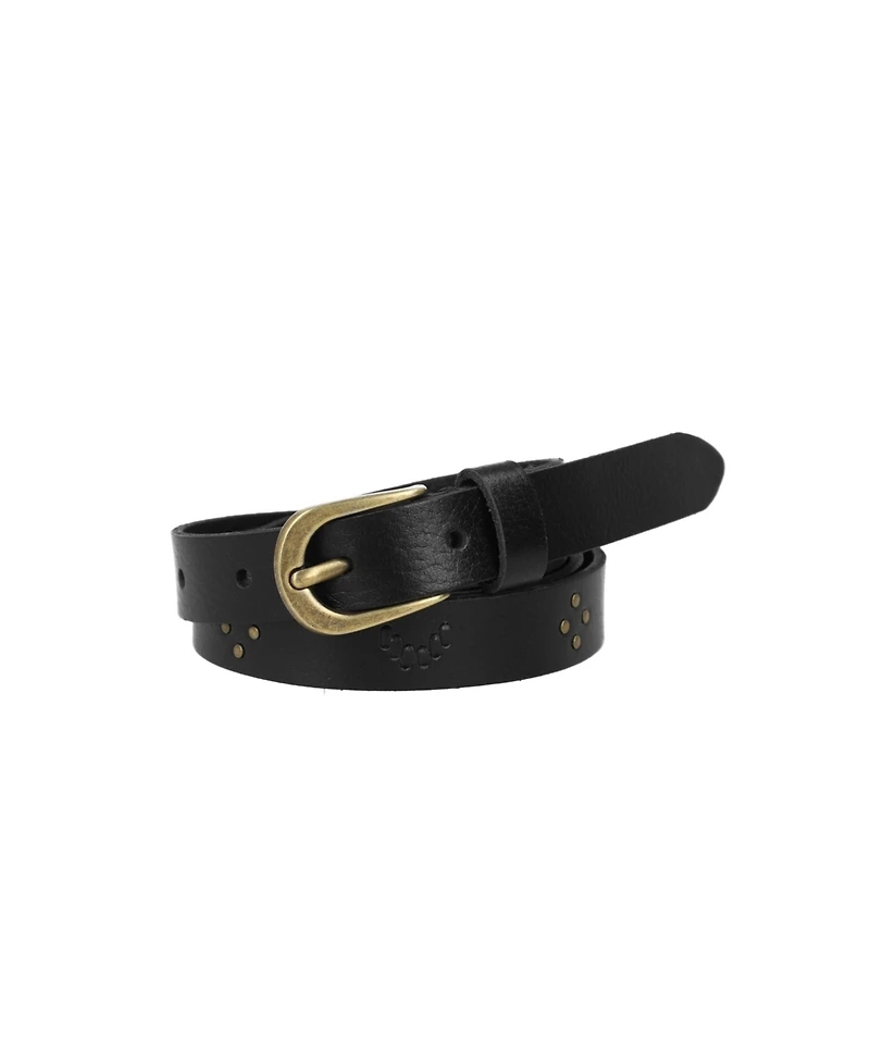 Frye Women's 20mm Beaded Leather Belt