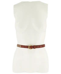 Frye Women's 20mm Beaded Leather Belt