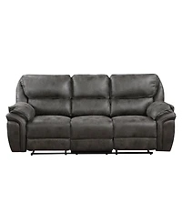 White Label Fleming 90" Double Reclining Sofa