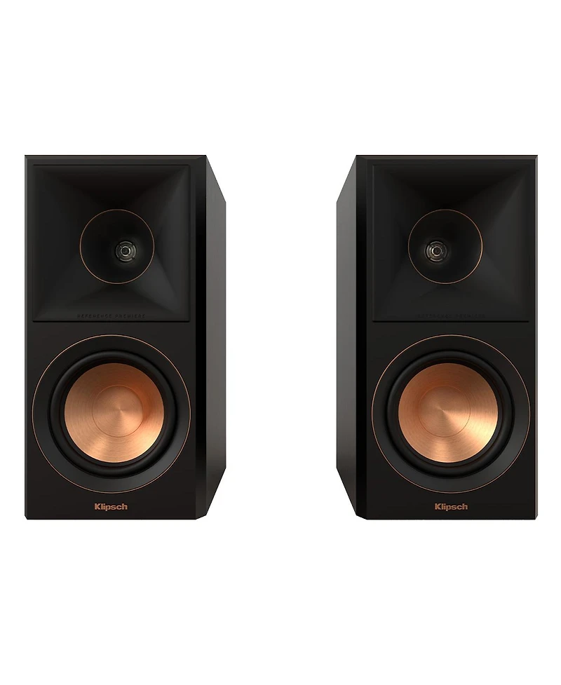 Klipsch Rp-500M-ii-ebony High Performing Bookshelf Speakers - Walnut (Pair)