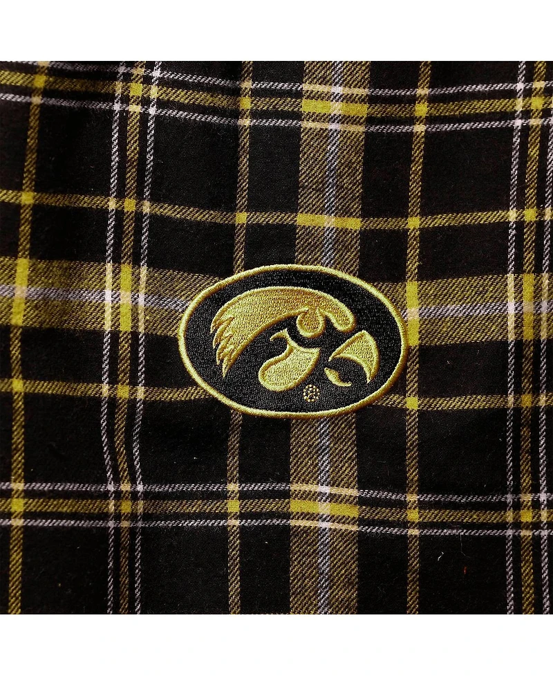 Men's Concepts Sport Black Iowa Hawkeyes Big and Tall Ultimate Pants