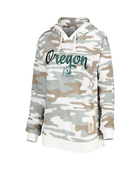 Women's Pressbox Camo Oregon Ducks San Pablo Pullover Hoodie