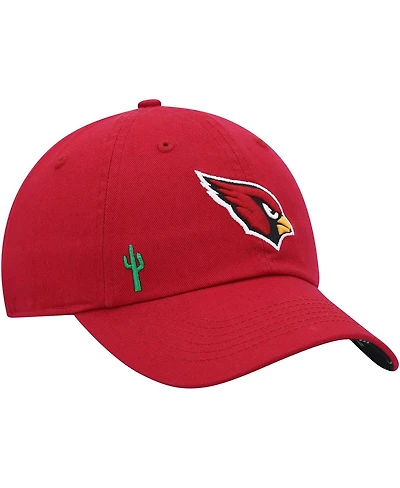 Women's '47 Brand Cardinal Arizona Cardinals Confetti Icon Clean Up Adjustable Hat