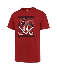 Men's '47 Brand Elly De La Cruz Red Cincinnati Reds Graphic T-shirt